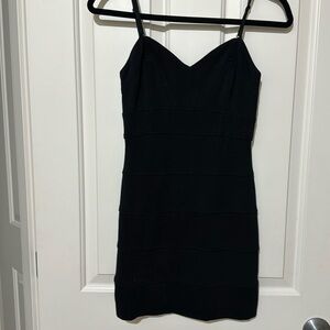 Talula Black Bodycon Mini Dress with removable straps